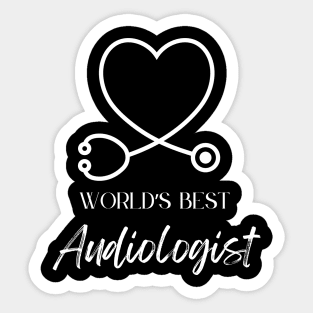 worlds best audiologist Sticker